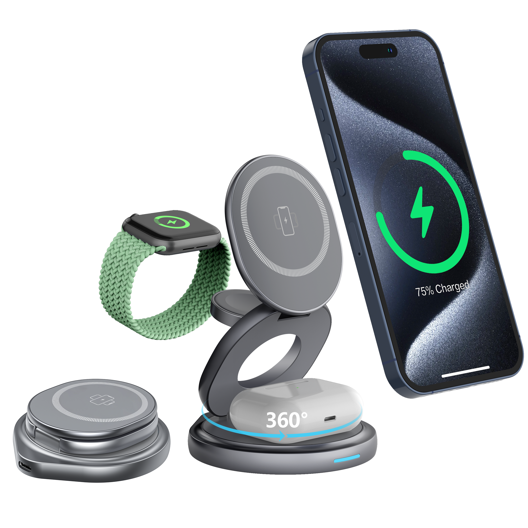 MUV MagFlex 3-in-1 Wireless Charger